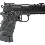Kimber Mfg, Inc 3500073 2K11 Pro Compact 9mm Luger 19+1 4.25" Black DLC Stainless Steel Compensated Barrel & Lightening Cut/Optic Ready/Serrated Slide, Black Stainless Steel Frame w/Beavertail & Picat