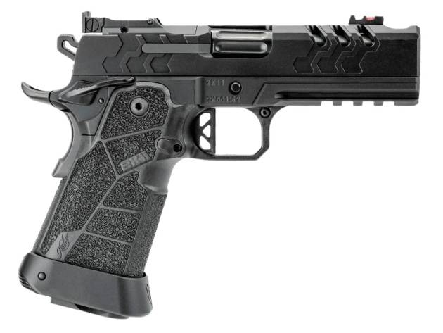 Kimber Mfg, Inc 3500073 2K11 Pro Compact 9mm Luger 19+1 4.25" Black DLC Stainless Steel Compensated Barrel & Lightening Cut/Optic Ready/Serrated Slide, Black Stainless Steel Frame w/Beavertail & Picat