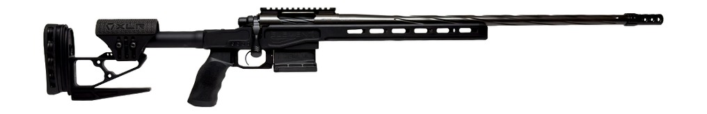 Horizon Firearms HRF-VAD-25CM-18R Vandal DM 25 Creedmoor 18" Black Chrome Spiral Fluted Threaded Barrel, Black Chrome Receiver w/Picatinny Rail, ARCA Rail, Black Anodized XLR Element 4.0 Aluminum Stoc