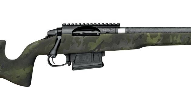 Proof Research 151525 Elevation MTR 2.0 308 Win 4+1 16.50" Carbon Fiber Match Grade Threaded Barrel, Black Receiver w/Picatinny Rail, Midnight Camo Proof Fixed Carbon Fiber Stock, Right Hand