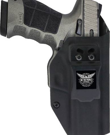 WE THE PEOPLE HOLSTER IWB RH - KYDEX SAR 9 BLACK