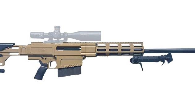 HM Defense HM50MAX50BMGFDE HM50 Max 50 BMG 10+1 29.25" Black Match Grade Threaded Barrel, FDE Cerakote Aluminum Receiver w/Picatinny Rail, M-LOK Handguard, Picatinny Rail/Arca Rail Forend, Adj Cheekpi