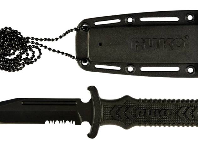 RUKO RUK0098         440A TIN 3"NECK/BOOT KNIFE