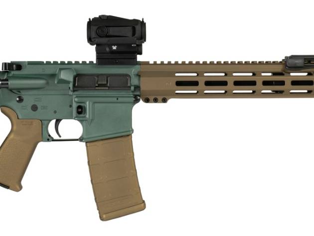 Shark Coast Tactical SCC05073GOB Goblin Bundle 5.56 NATO 30+1 16" Black Nitride Threaded Barrel, Aluminum Receiver w/Picatinny Rail, M-LOK Handguard, Magpul Collapsible Polymer Stock, Magpul MOE Grip,