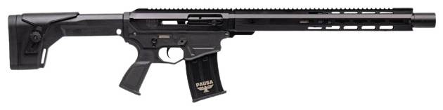 Panzer Arms PAAR12BLF AR12 G5 Semi-Auto 3" 5+1 18.50" Black Cerakote Aluminum/Polymer Receiver w/Picatinny Rail, M-LOK Handguards, Black Synthetic Stock