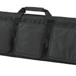 US PeaceKeeper P30049 3-Gun Case Water Resistant Black 600D Polyester w/ 3 Padded Pockets Zippered Handgun Case Webbing System & Thick Padding