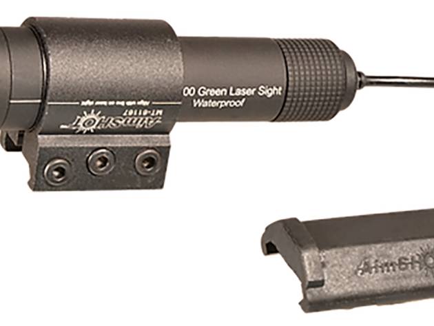 AimShot KT81067 Green Rifle Laser Kit  Matte Black