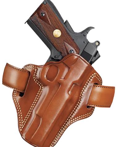 Galco CM112 Combat Master  OWB Tan Leather Belt Slide Fits S&W K Frame Fits Ruger Security-Six Right Hand