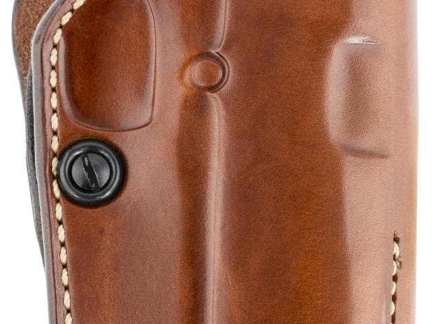 Galco PHX126 Phoenix  OWB Tan Leather Belt Slide Fits S&W N Frame Fits 4" Barrel Right Hand