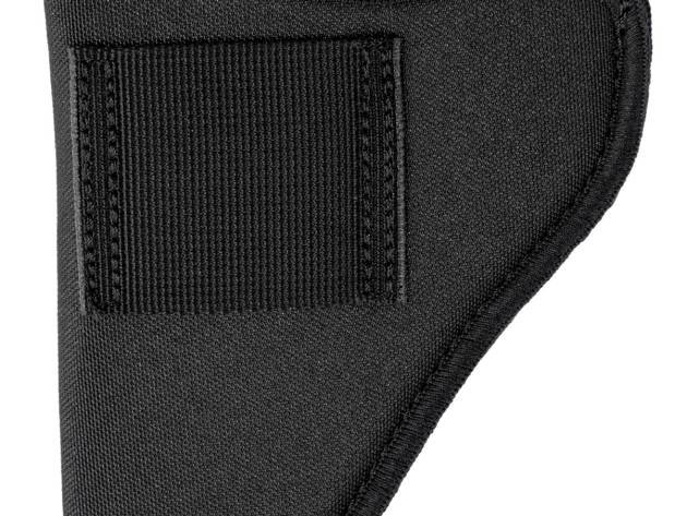 Uncle Mike's 21112 GunMate Hip Holster IWB Size 12 Black Tri-Laminate Belt Clip/Belt Loop Compatible w/Glock Fits 4-5" Barrel Belt 2" Wide Ambidextrous