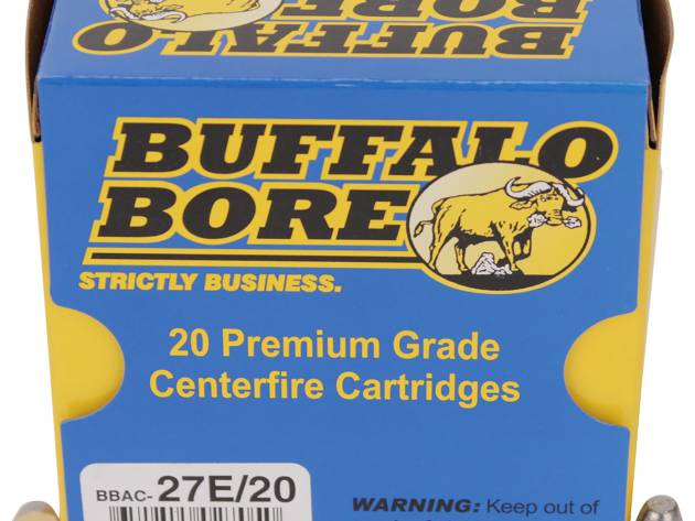 Buffalo Bore Ammunition 27E20 Standard Pressure Strictly Business 380ACP 100gr Hard Cast Flat Nose 20 Per Box/12 Case