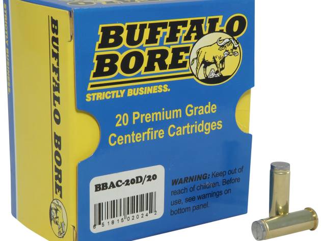 Buffalo Bore Ammunition 20D20 Standard Pressure Strictly Business 38Special 150gr Hard Cast Wadcutter 20 Per Box/12 Case