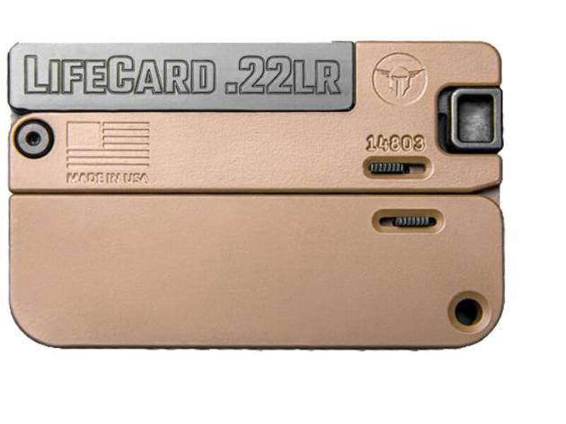 TBZR Lifecard 22lr Polymer handle Brown