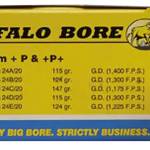 Buffalo Bore Ammunition 24D20 Personal Defense Strictly Business 9mmLuger +P 115gr Jacket Hollow Point 20 Per Box/12 Case
