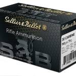Sellier & Bellot SB30B Rifle 30Carbine 110gr Soft Point 50 Per Box/20 Case