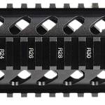 Aim Sports MT061 AR Handguard 10" Mid-Length Style Made of Aluminum with Black Anodized Finish & Quad Rail