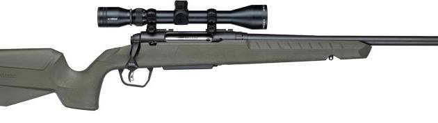 SAVAGE AXIS 2 XP 7MM-08" 20" - THREADED W/3-9X40 BLACK/GREEN
