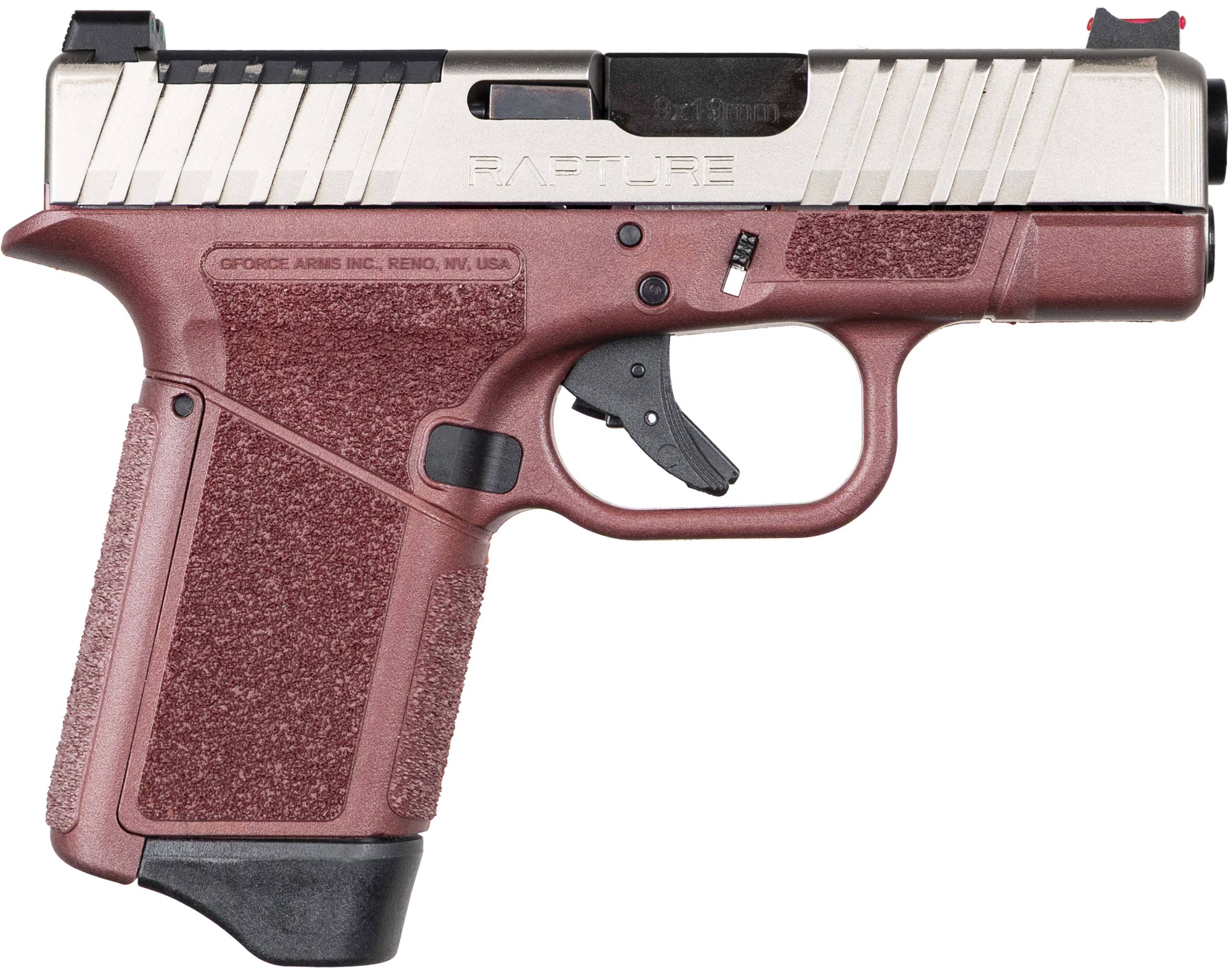 GFORCE GF9 9MM 3.25 RED/NICKEL MICRO FP 12RD