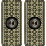 MI LEVER STOCK G10 M-LOK PANEL - OD GREEN/BLACK 2-PACK