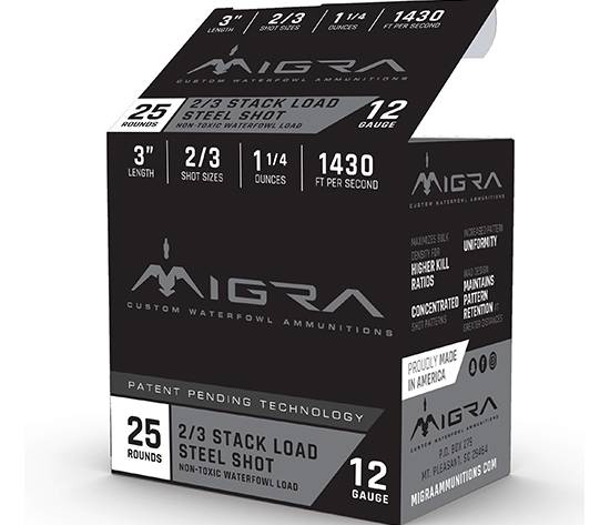 MIGRA STAXD STEEL 12GA 3 1.25OZ #2-3 25/10