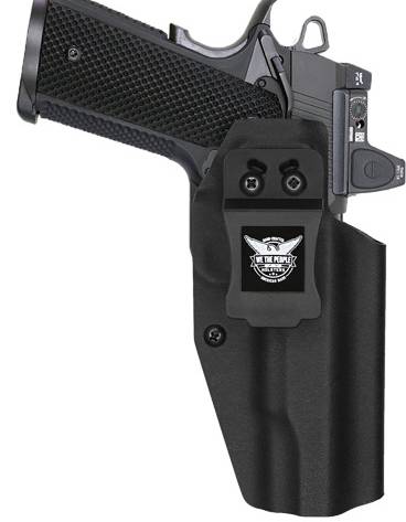 WE THE PEOPLE HOLSTER IWB - RH KYDEX 5" NO RAIL 1911 BLACK