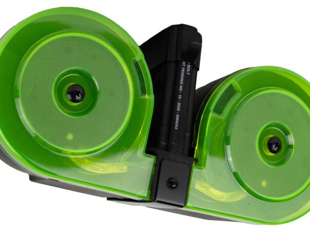 RWB DRUM AR-15 5.56 BLK NEON GREEN 100RD
