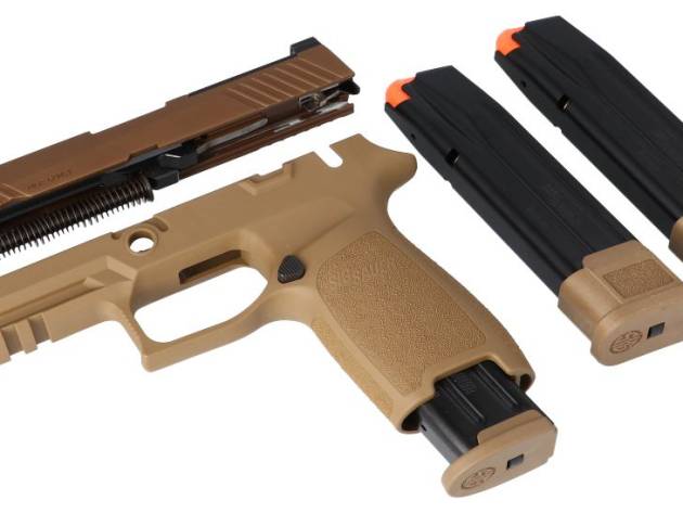 SIG CAL-X KIT P320-M17 9MM FULL COYOTE 17/21RD