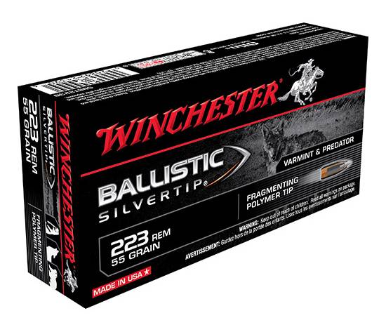 WIN BALLISTIC SILVERTIP 223REM 55GR BST 20/10