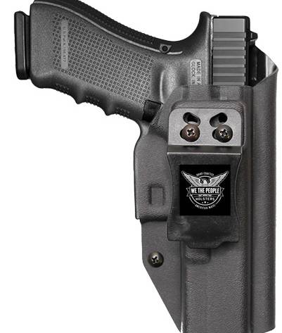 WE THE PEOPLE HOLSTER IWB RH - KYDEX FOR GLOCK 17 BLACK