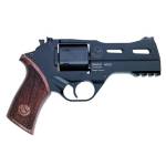 Chiappa 40DS Rhino Handgun .357 Mag 6rd Capacity 4" Barrel Black with Wood Grip and 3 Moon Clips