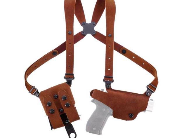 Galco Classic Lite 2.0 Shoulder System Holster for Glock 17 Natural RH