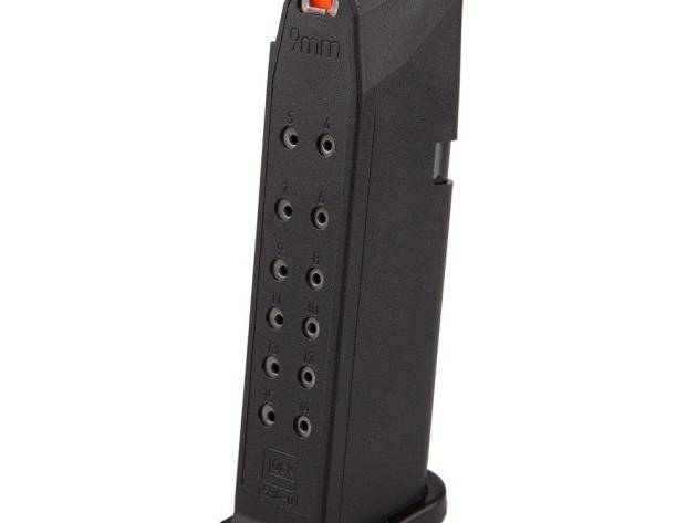 Glock Gen5 Factory Magazine G19 G26 9mm Luger 15/rd (BULK)