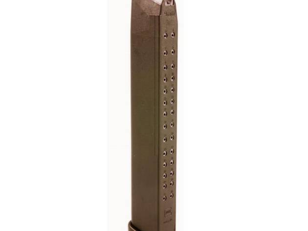 Glock Gen5 Factory Magazine for G17 G17L G19 G19X G26 G34 FDE 9mm Luger 33/rd