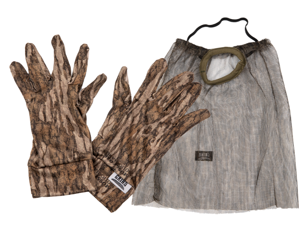 The Grind Face Mask and Glove Combo Mossy Oak Bottomland