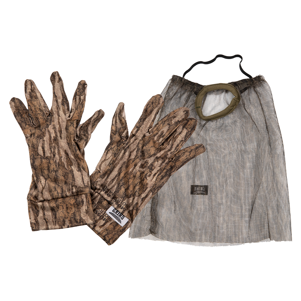 The Grind Face Mask and Glove Combo Mossy Oak Bottomland