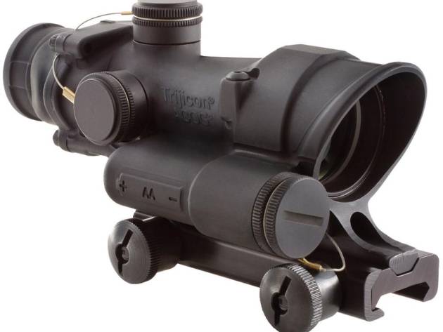 Trijicon ACOG 4x32mm LED Scope - Battery Illuminated Green Horseshoe Dot .223 Ballistic Reticle with TA51 Mount