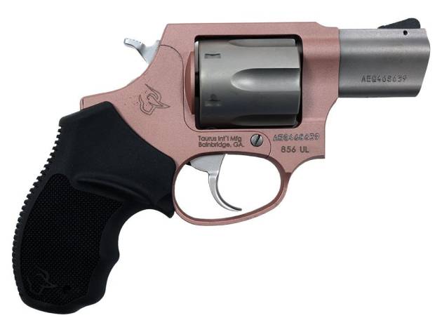Taurus 856 Ultra Light Handgun .38 Spl 6rd Capacity 2" Barrel Rose Gold and Stainless Steel