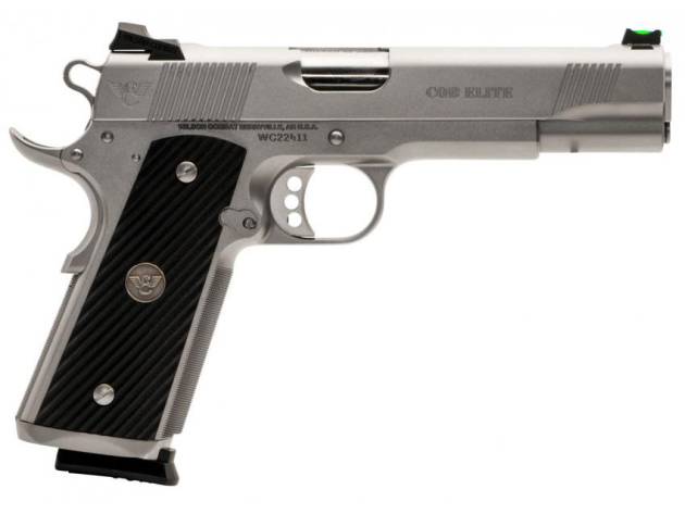 Wilson Combat CQB Elite Full-Size Handgun .45 Auto 8rd Magazines (2) 5" Barrel Stainless Glass Bead Blast