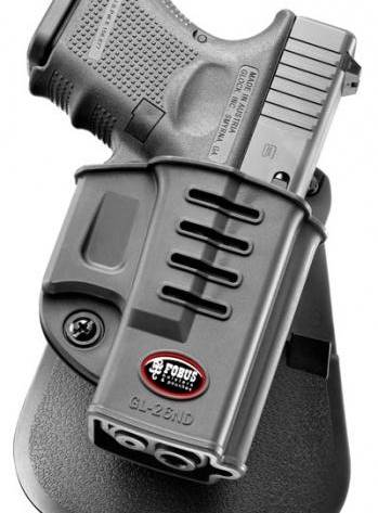 Fobus Evolution Paddle Holster Fits Glock 26 27 33