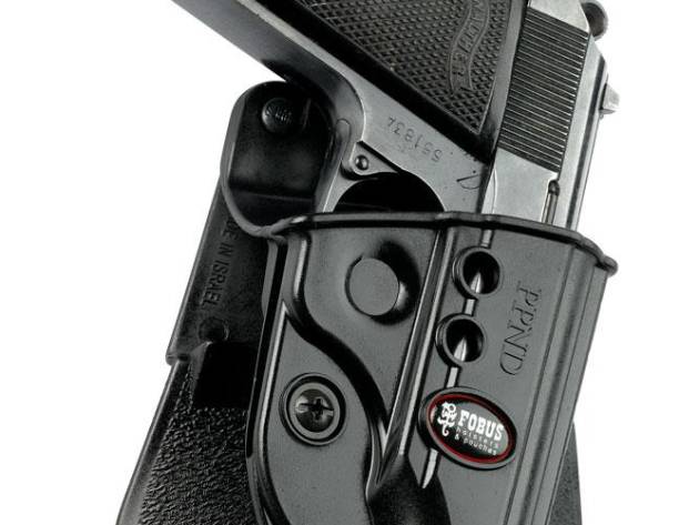 Fobus Standard Paddle Holster for Walther PPK Black Right Hand