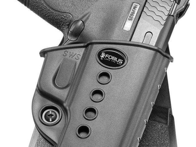 Fobus Evolution Series Retention Paddle Holster for WALTHER PPS/ M&P Shield M2.0 9mm & .40 Black Right Hand
