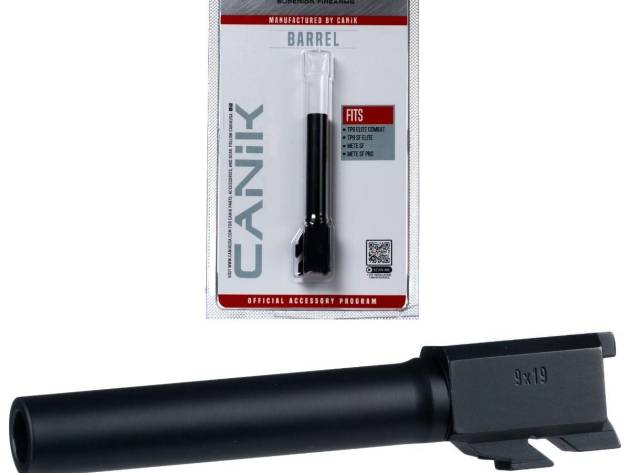 Canik Steel Drop in Barrel for Select 9mm Canik Pistols Compact Black