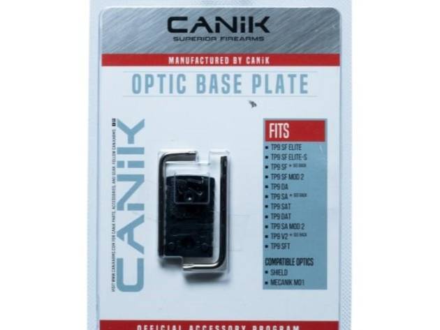 Canik Optic Base Plate (A) for Non Optic Ready Pistols Black
