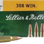 Sellier & Bellot Rifle Ammunition .308 Win 180 gr FMJ 20/ct