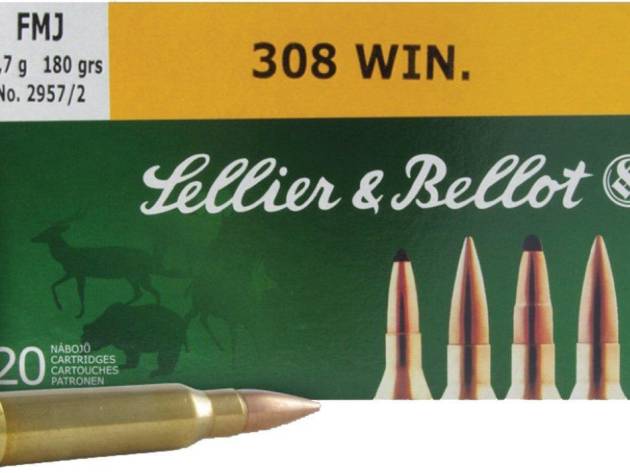 Sellier & Bellot Rifle Ammunition .308 Win 180 gr FMJ 20/ct