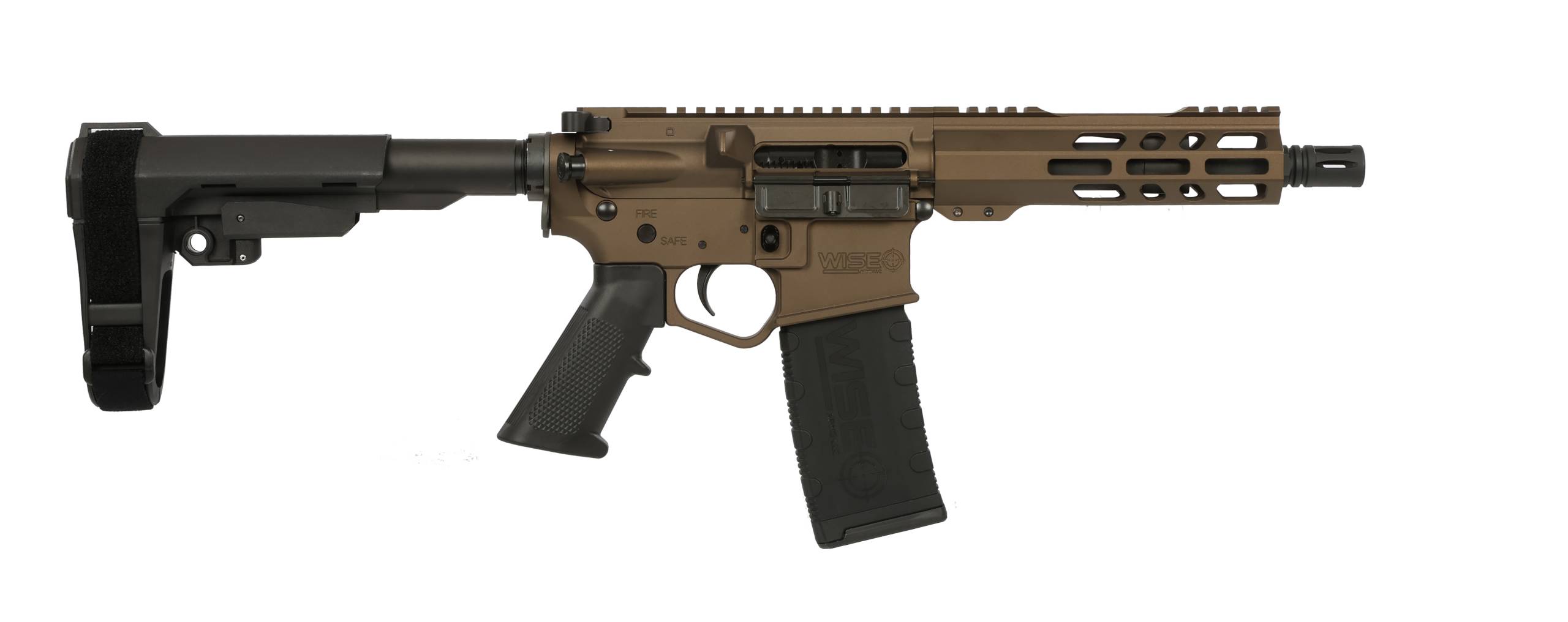WISE ARMS WA-15B 5.56MM BRZ 7.5" SBA3