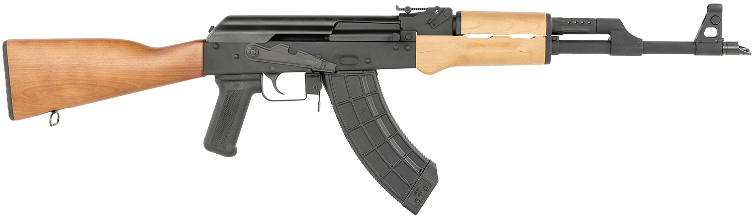Century Arms RI3284N VSKA 7.62x39mm 30+1 16.50" Chrome Moly Steel Barrel w/Slant Compensator, Black Phosphate Receiver, American Maple Wood Stock, Black Polymer Grip