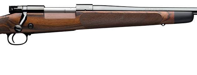 Winchester Repeating Arms 535239229 Model 70 Super Grade 264 Win Mag Caliber with 3+1 Capacity, 26" Barrel, High Polished Blued Metal Finish & AAA French Walnut Stock Right Hand (Full Size)