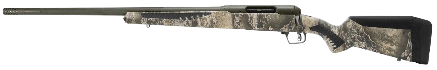 Savage Arms 57753 110 Timberline 243 Win 4+1 22", OD Green Cerakote, Realtree Excape Fixed AccuStock with AccuFit, Left Hand