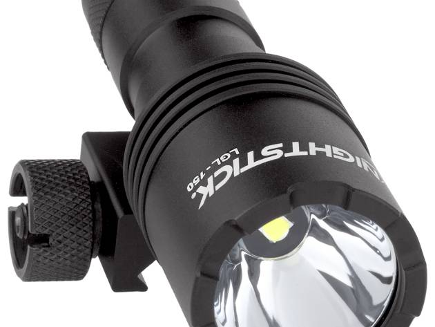 Nightstick LGL150 Compact Long Gun Light Kit  Black Anodized 450 Lumens White LED Bulb
